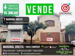 Venda Casa Na Marginal Direita - Ao Lado Rodovia Anhanguera Orlândia-SP