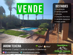 Venda Casa No Jardim Teixeira Orlândia-SP