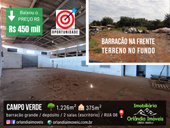 Venda Barracão No Campo Verde Na Rua 08 Orlândia-SP