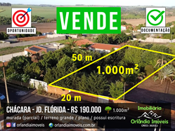 Venda Chácara Murada No Jardim Flórida Sales Oliveira-SP