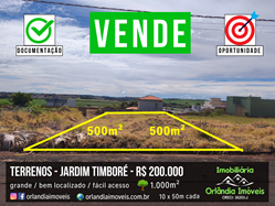 Venda Dois Terrenos No Jardim Timboré Orlândia-SP