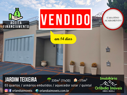 Venda Casa No Jardim Teixeira Orlândia-SP